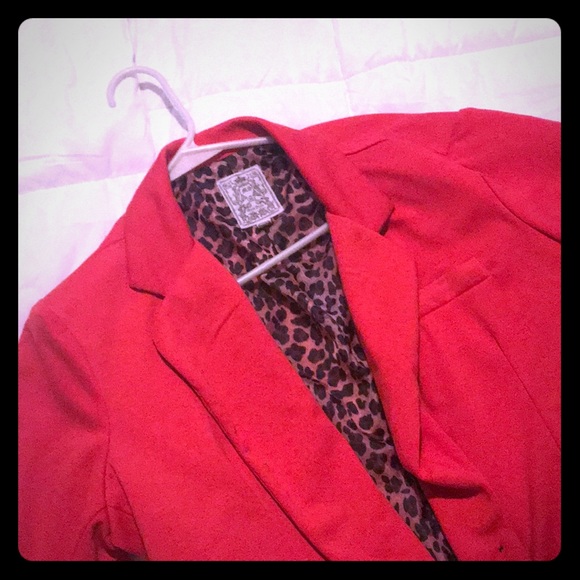 Jackets & Blazers - Red Blazer. Size Large.